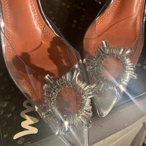CLEAR HEEL - AMINAH JILLIL INSPIRED - SIZE 9